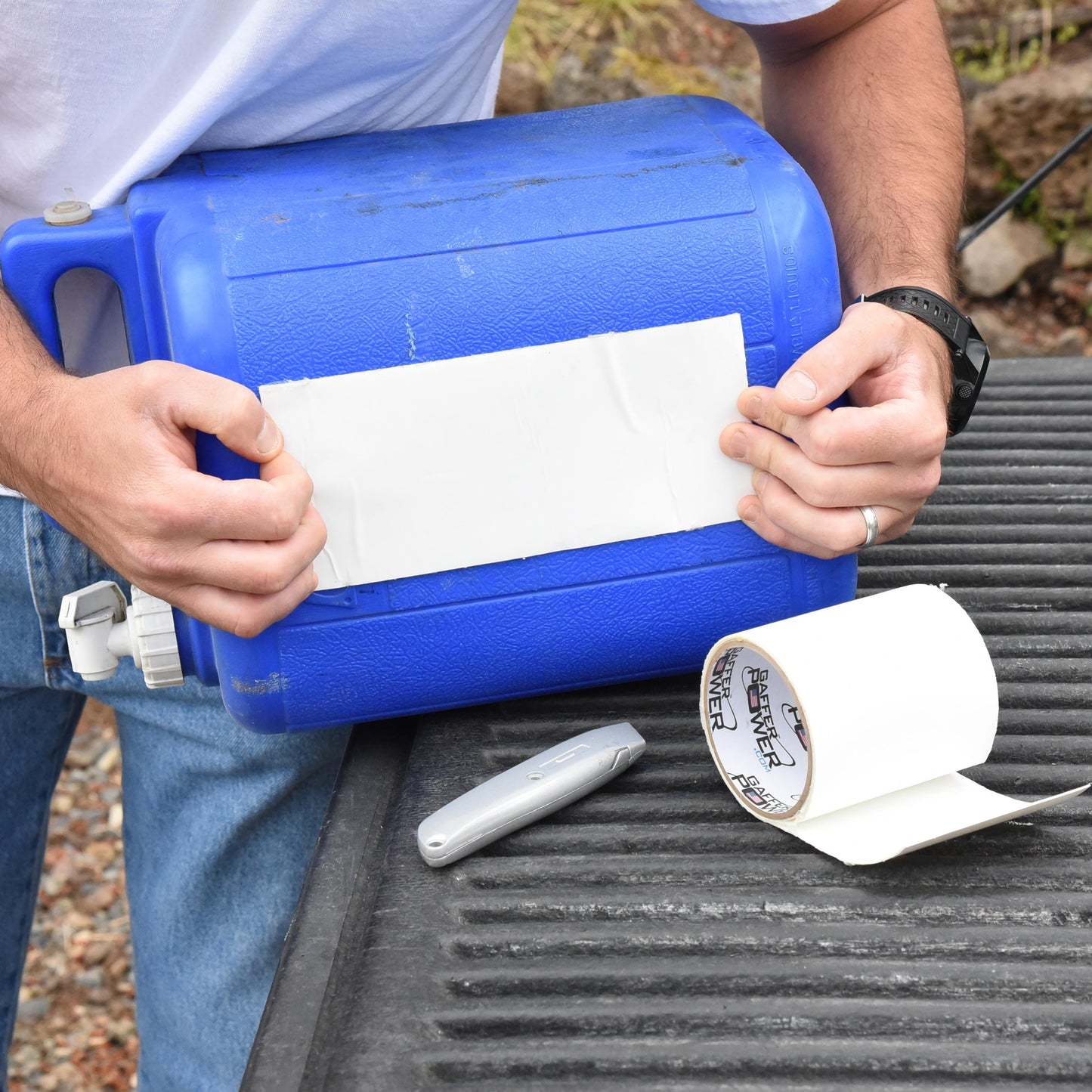 Patch & Shield Power Sealing Tape 4 inch x 5 feet, White