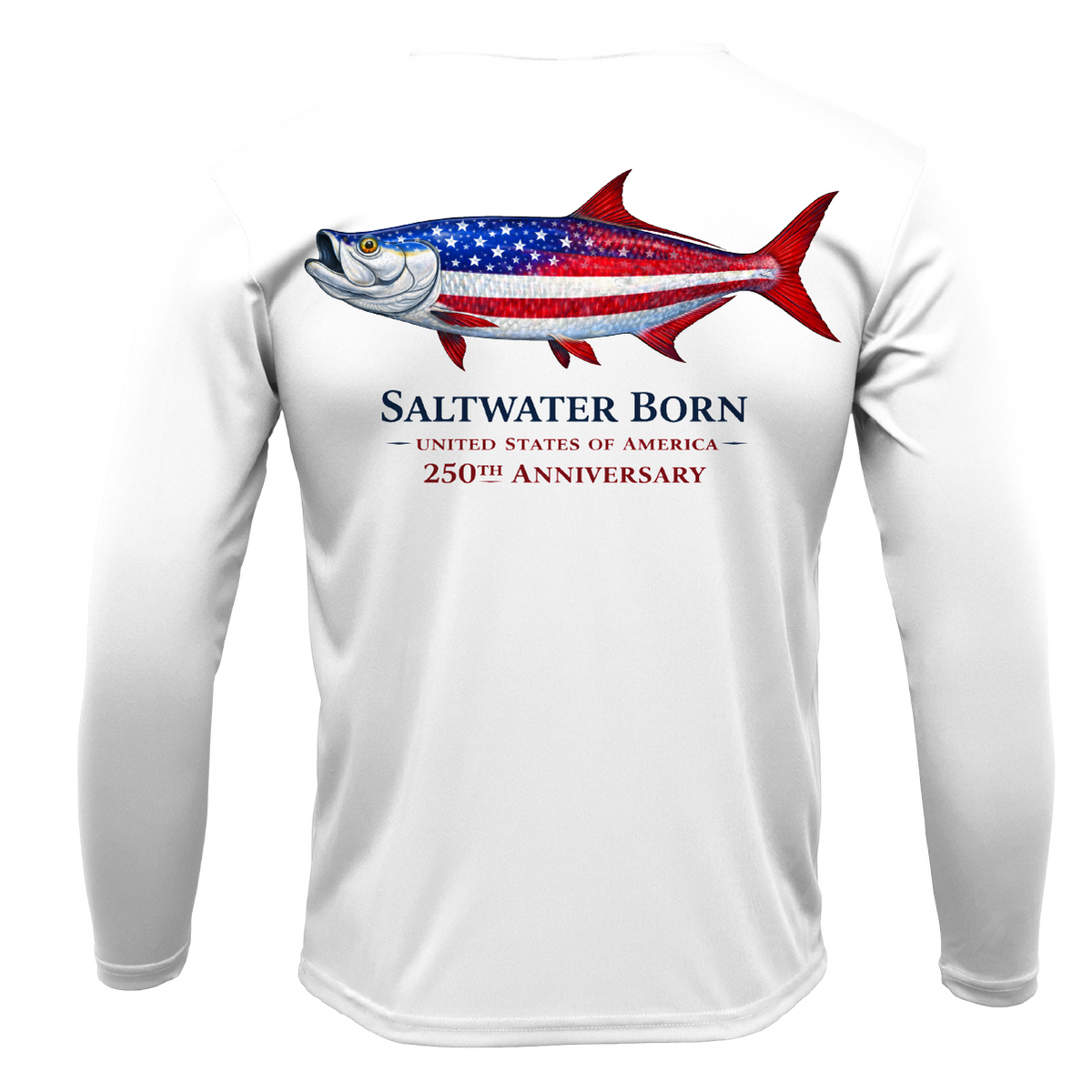 250th Anniversary Action Tarpon Men's Long Sleeve UPF 50+ Dry-Fit Shirt