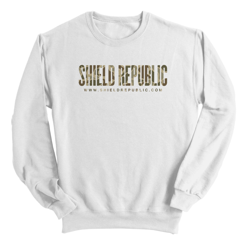 Shield Republic Duck Camo Banner Text (Front)