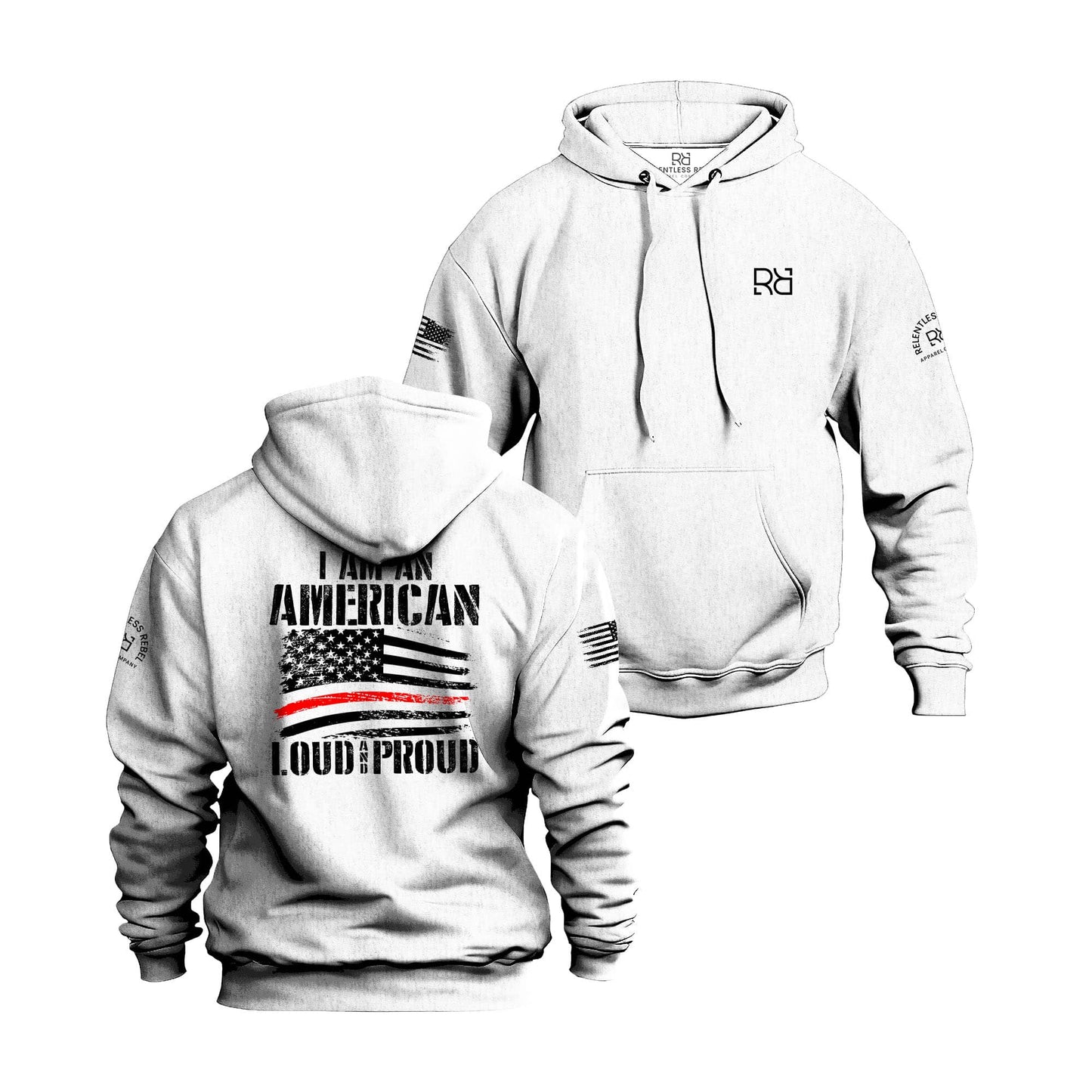 I Am an American - Loud and Proud | Men's Hoodie
