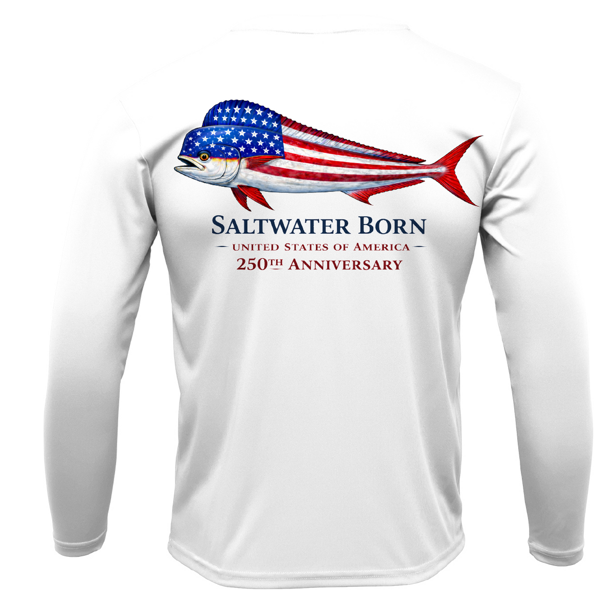 250th Anniversary Action Mahi Men's Long Sleeve UPF 50+ Dry-Fit Shirt