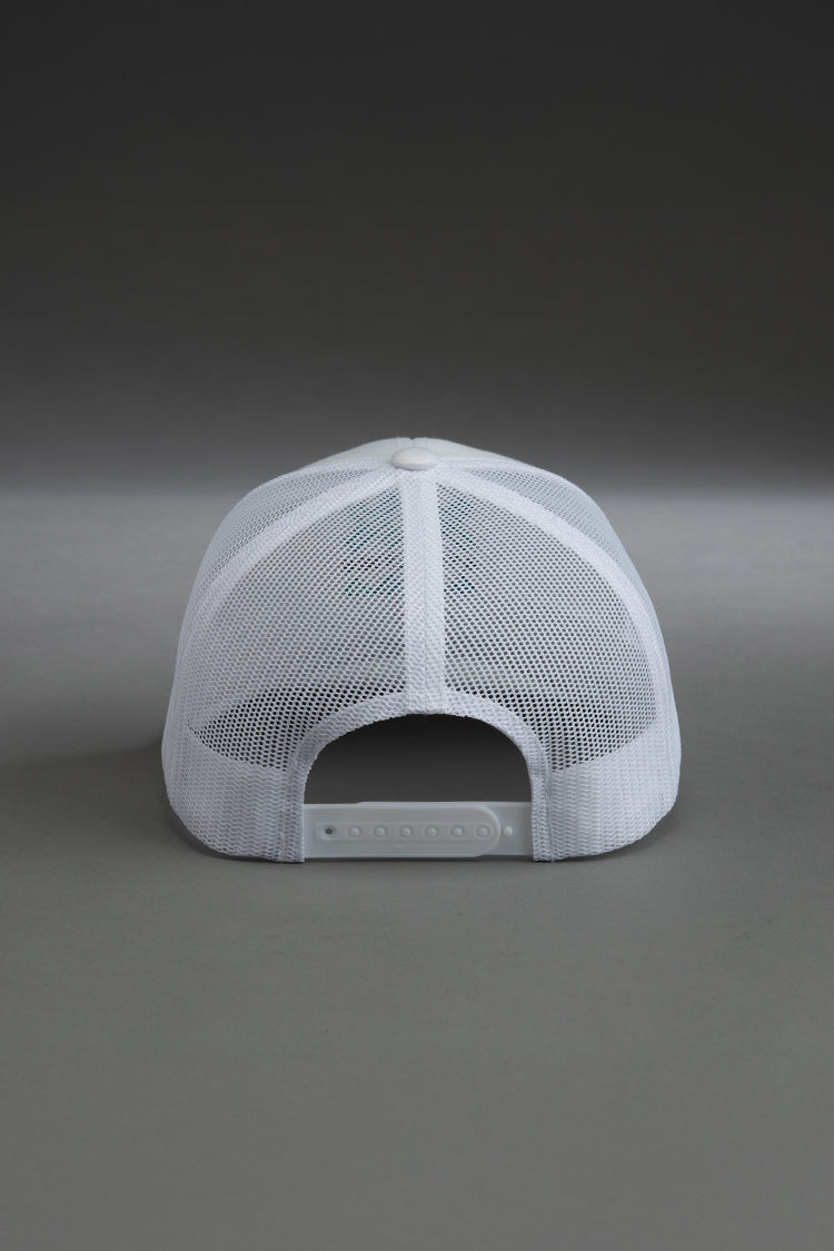 Logo Trucker Cap on White