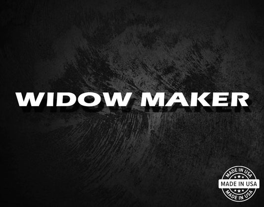 Widow Maker - Shotgun Barrel Decal