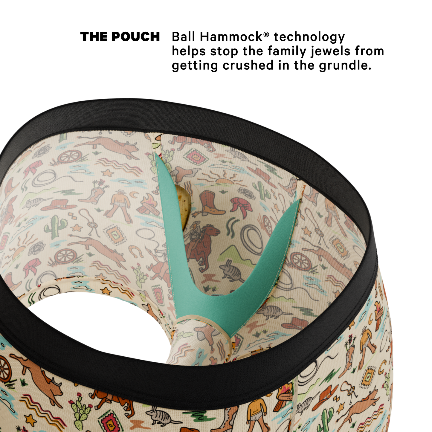 The Wild Bandit | Bull Ball Hammock® Pouch Trunks Underwear