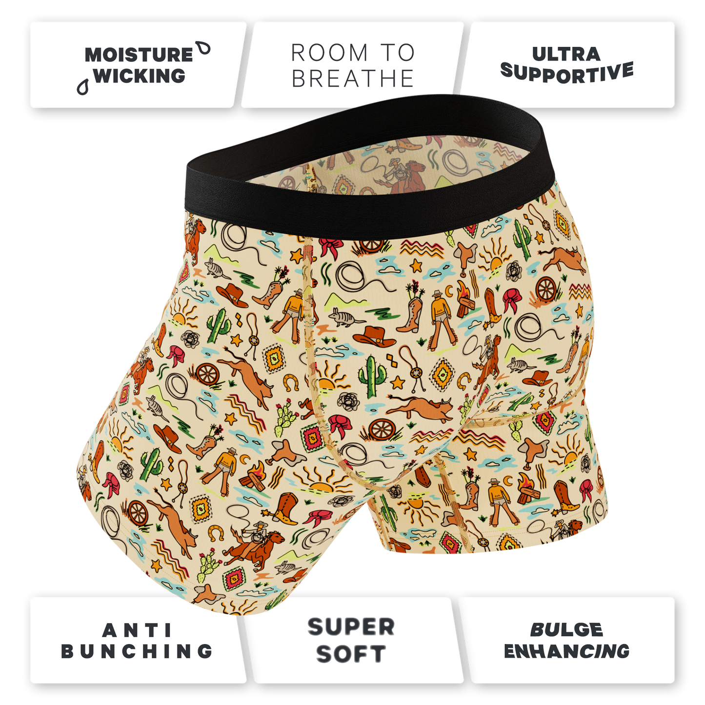 The Wild Bandit | Bull Ball Hammock® Pouch Underwear With Fly