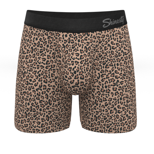 The Wild Cat | Leopard Print Ball Hammock® Pouch Underwear With Fly