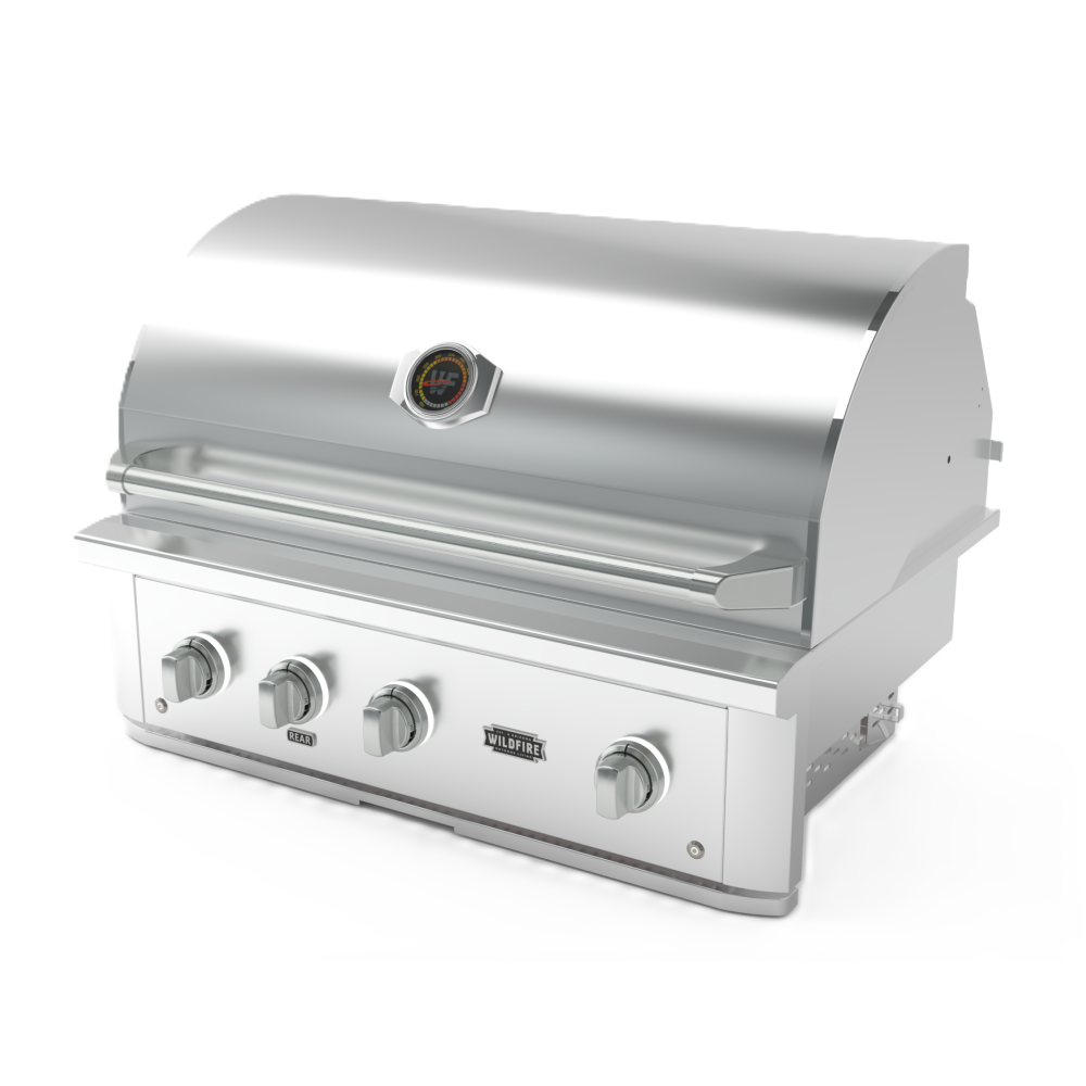 Wildfire Ranch PRO 36-Inch 3-Burner Built-In LP/NG Gas Grill