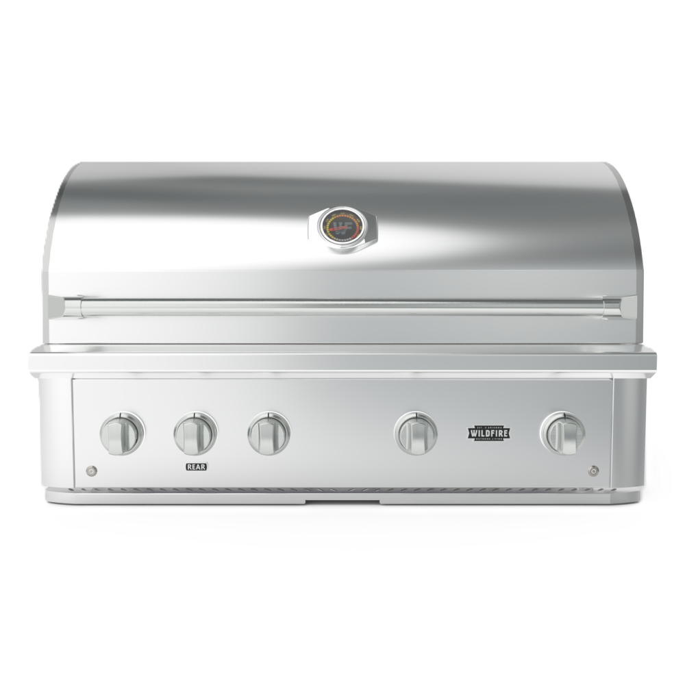 Wildfire Ranch PRO 42-Inch 4-Burner Built-In LP/NG Gas Grill
