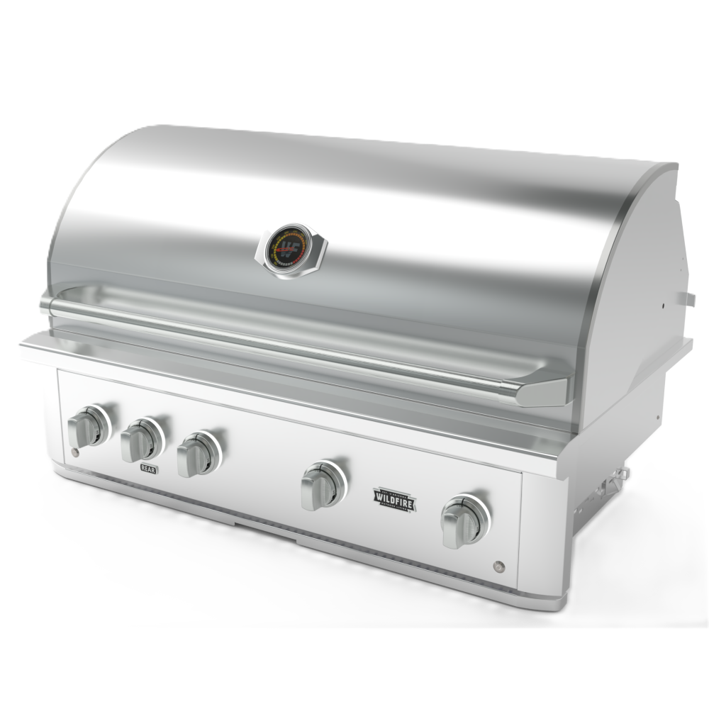 Wildfire Ranch PRO 42-Inch 4-Burner Built-In LP/NG Gas Grill