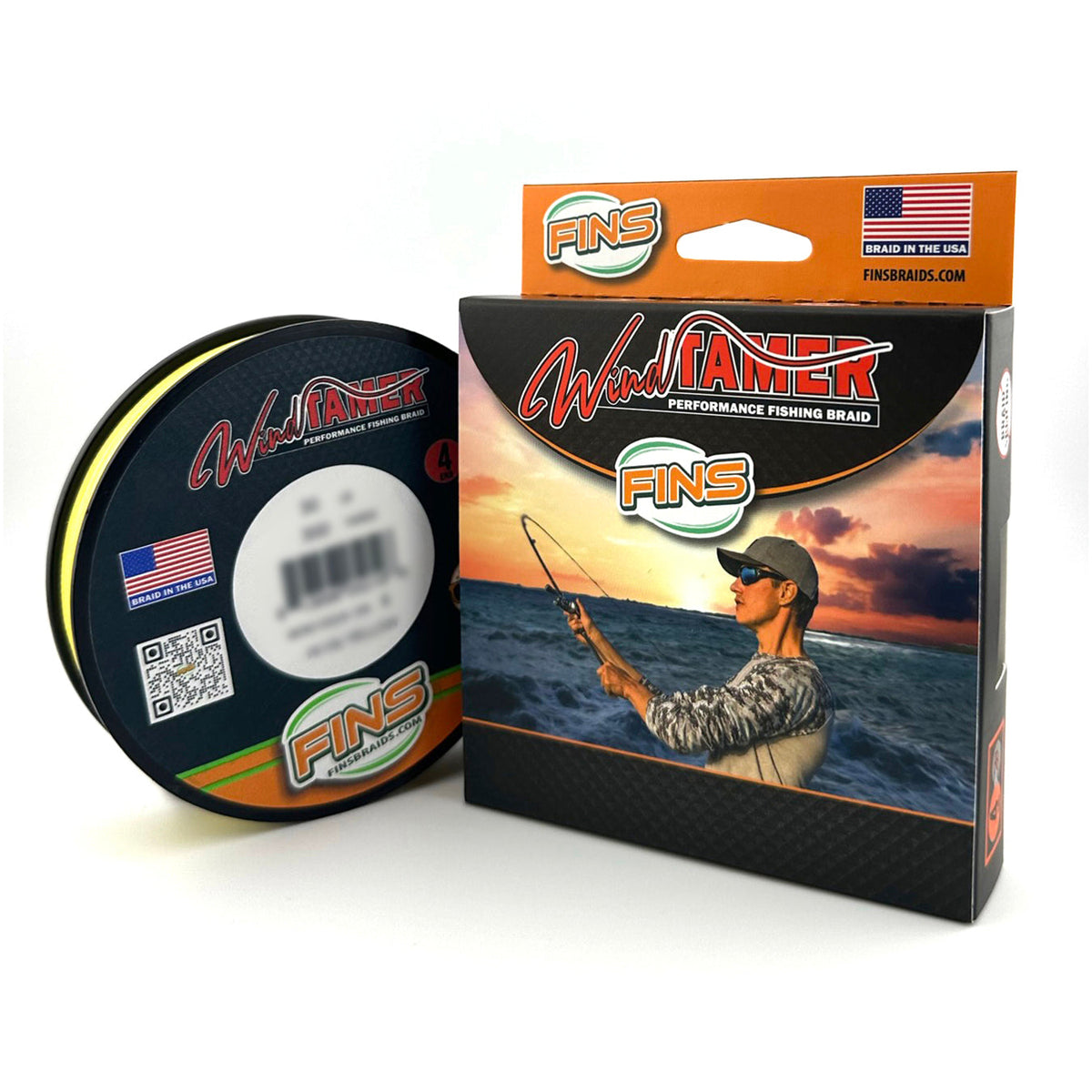 FINS Windtamer Fishing Braid (4-12 lb.)