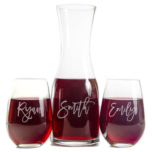 Wine Decanter - The Script