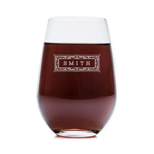 Stemless Wine Glasses - Set of 4: The Classic