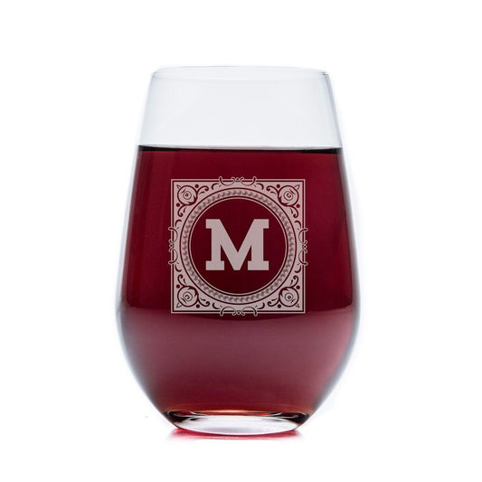 Stemless Wine Glasses - Set of 4: The Heirloom