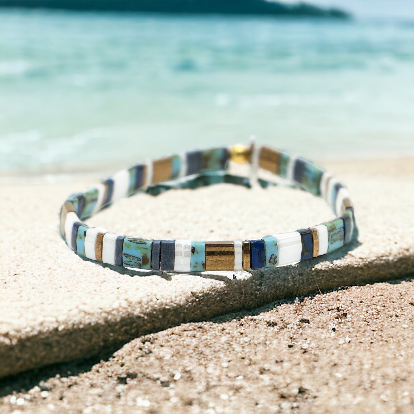 TIDAL WAVE - Tila Bead Bracelets Stack