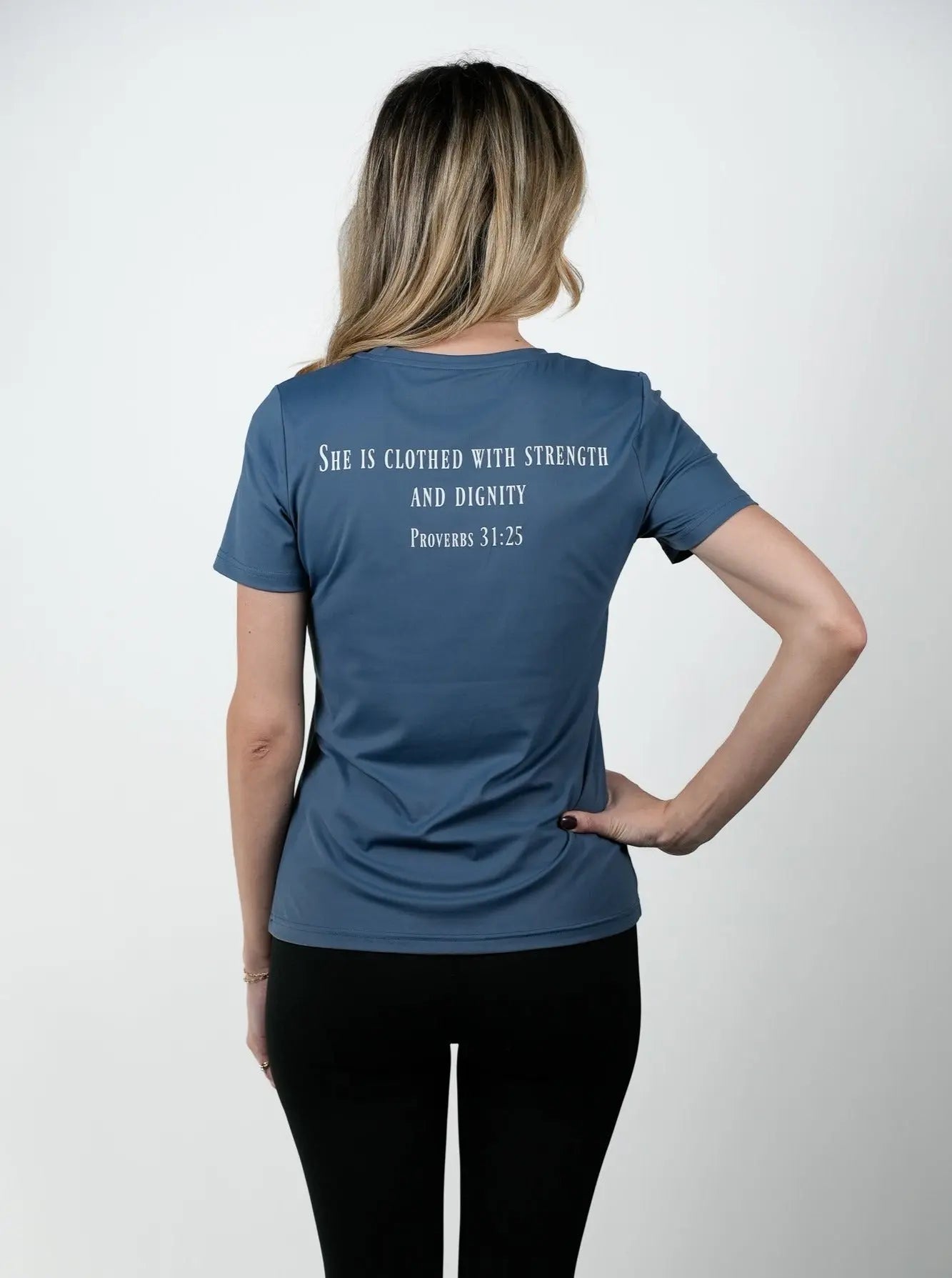 Women's Proverbs 31:25 Performance Tee