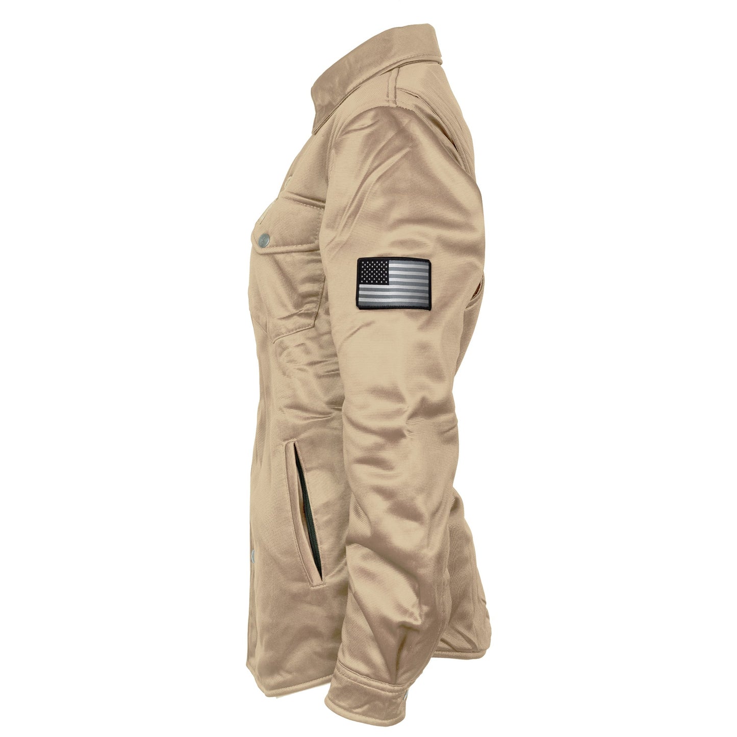 ‌Ultra Protective Shirt for Women - Khaki Solid