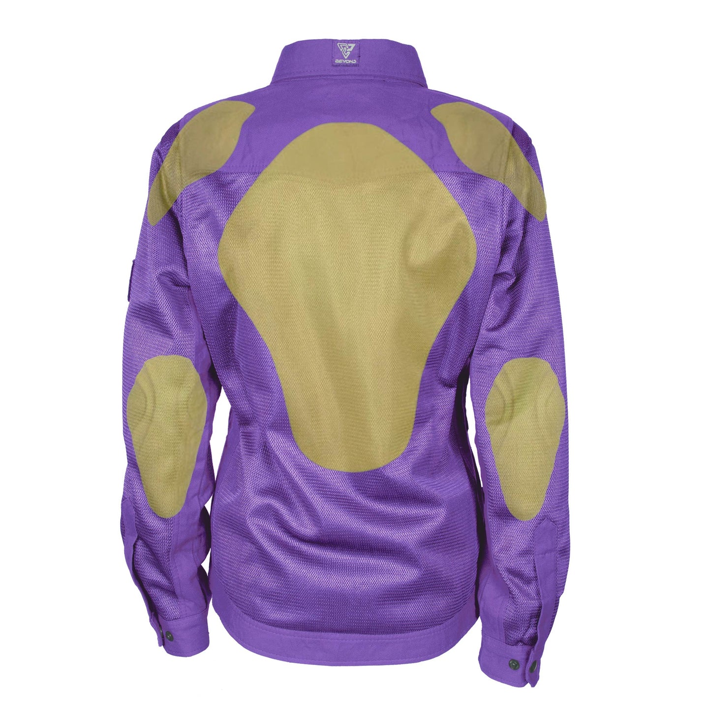 Protective Summer Mesh Shirt for Women - Purple Solid