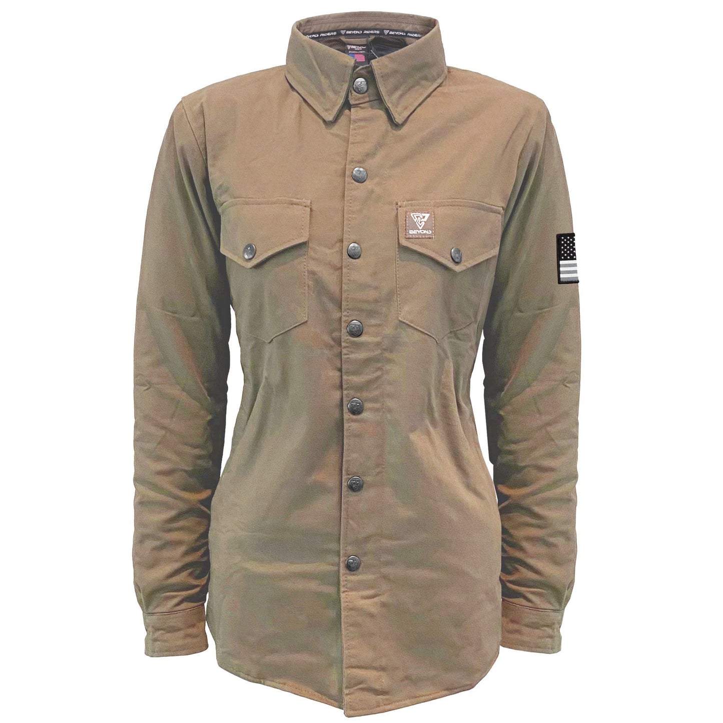 Protective Canvas Jacket for Women - Camel