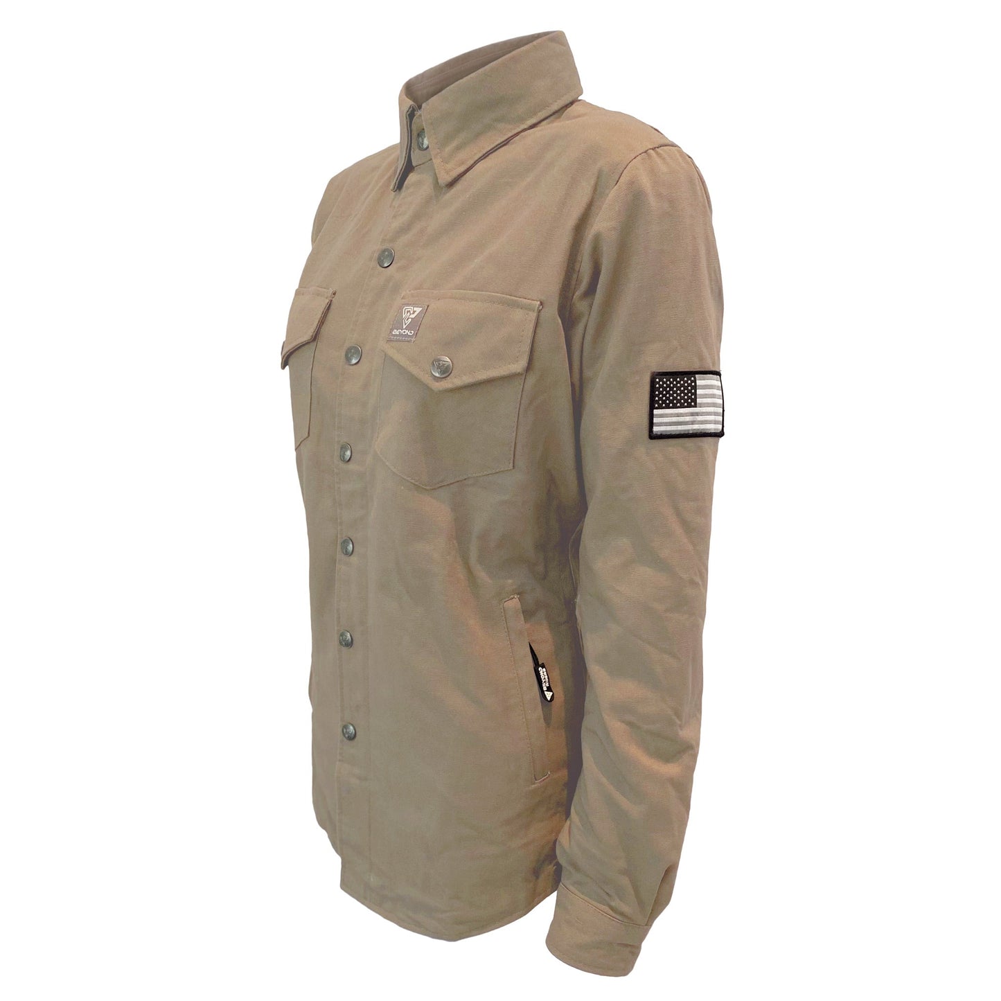 Protective Canvas Jacket for Women - Camel