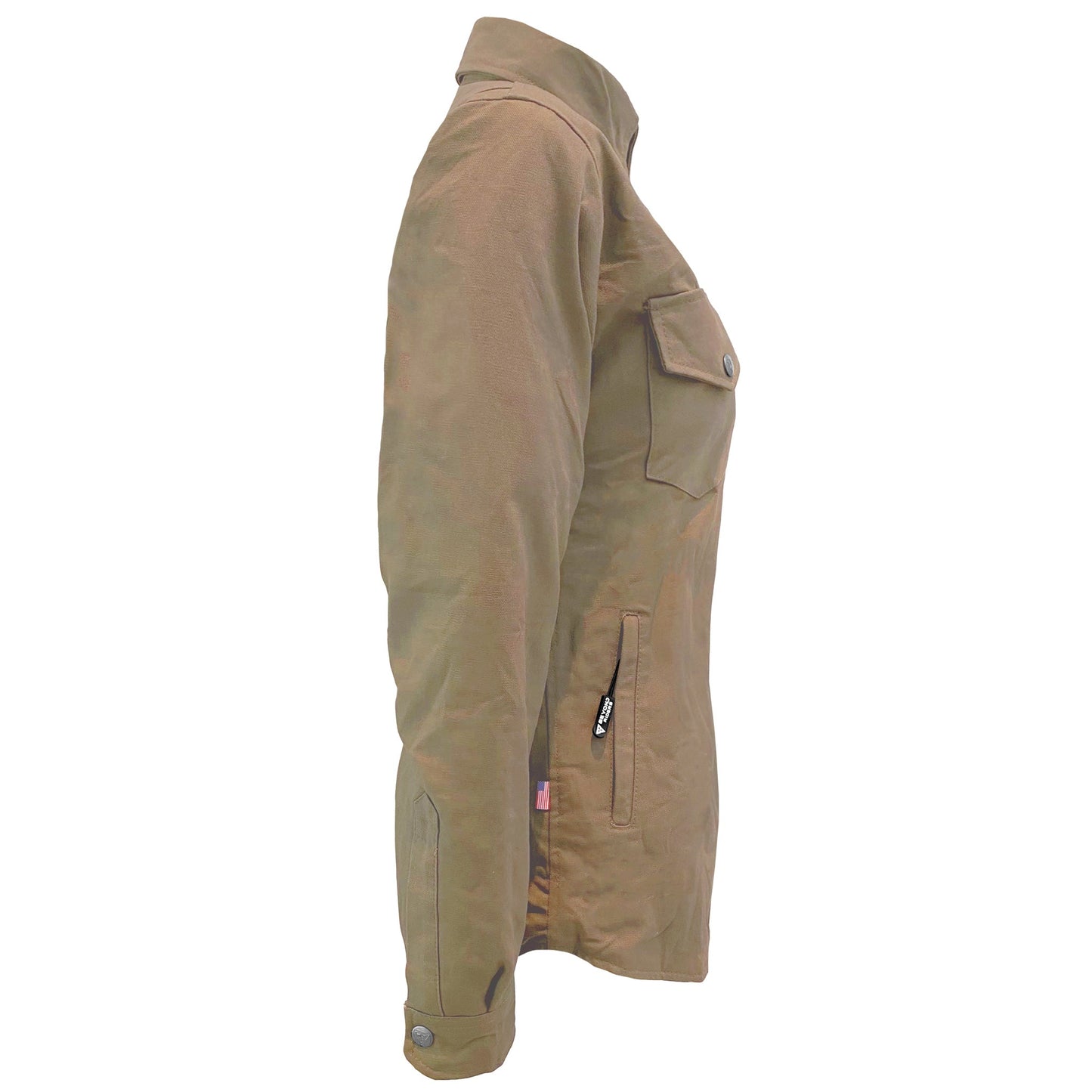 Protective Canvas Jacket for Women - Camel