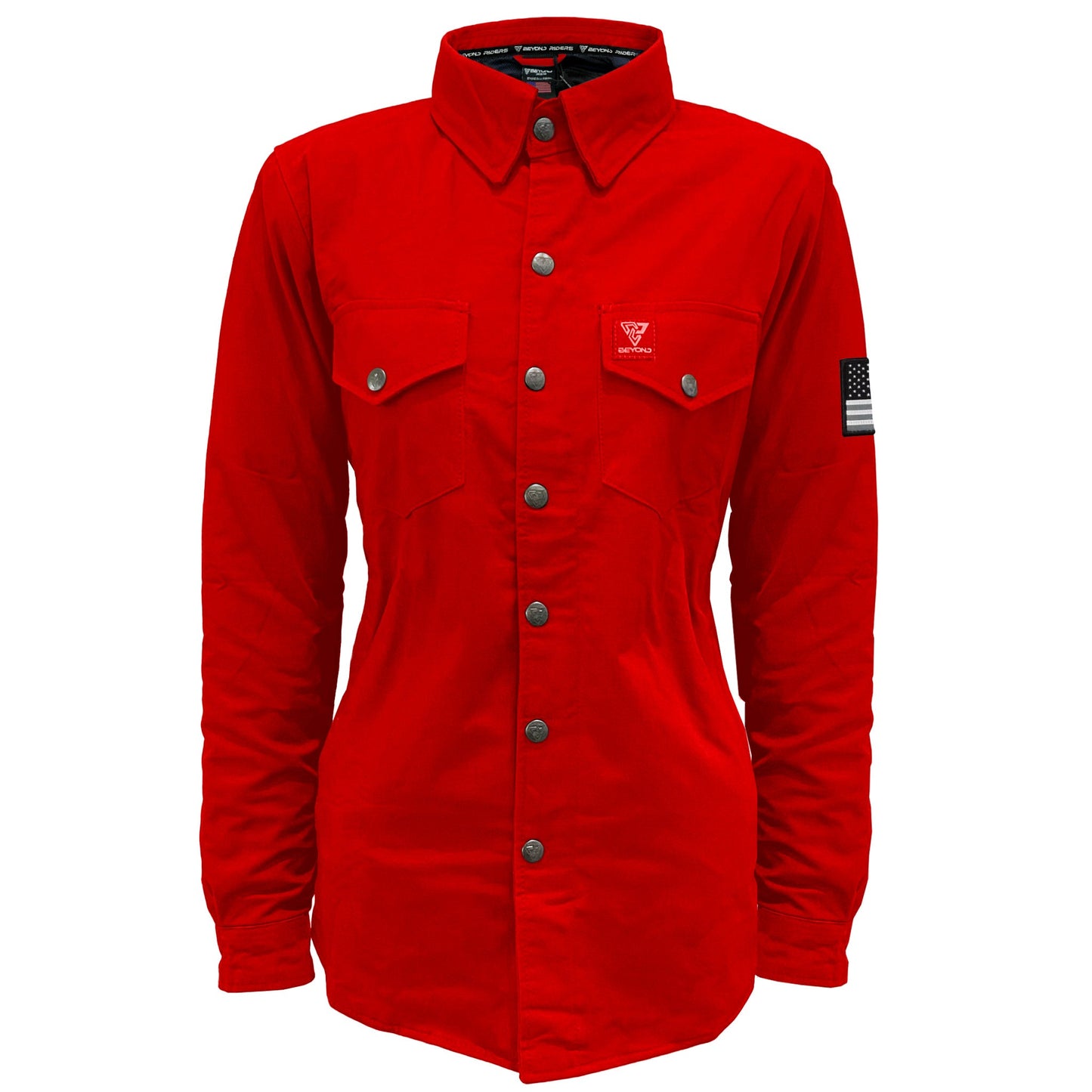 Protective Canvas Jacket for Women - Red