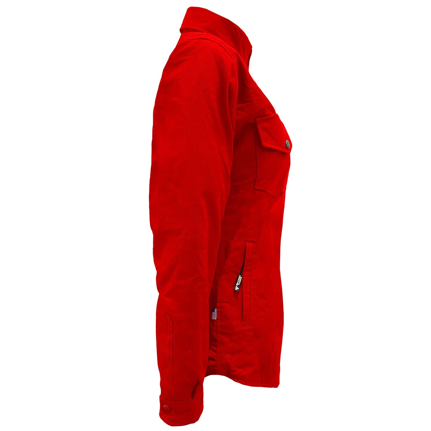 Protective Canvas Jacket for Women - Red