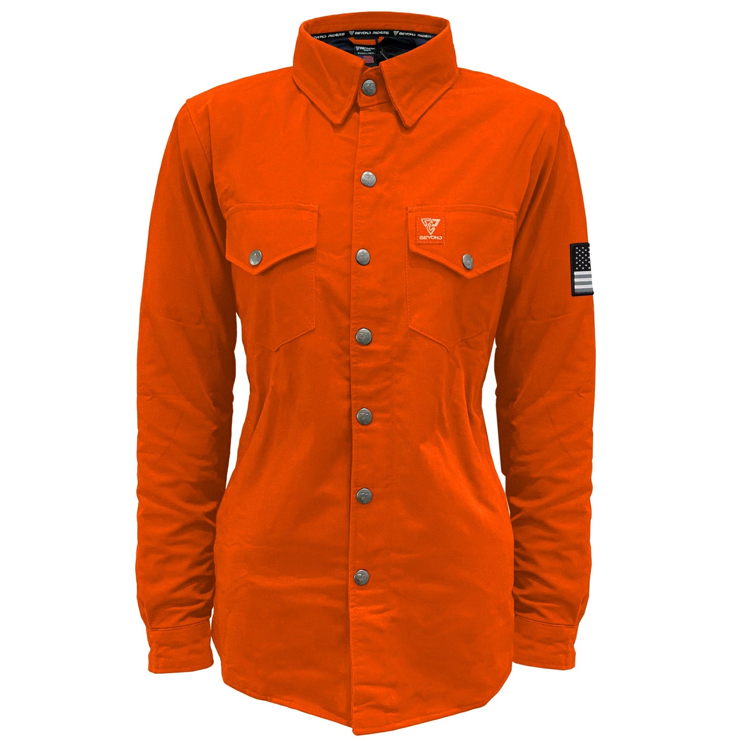 Protective Canvas Jacket for Women - Orange