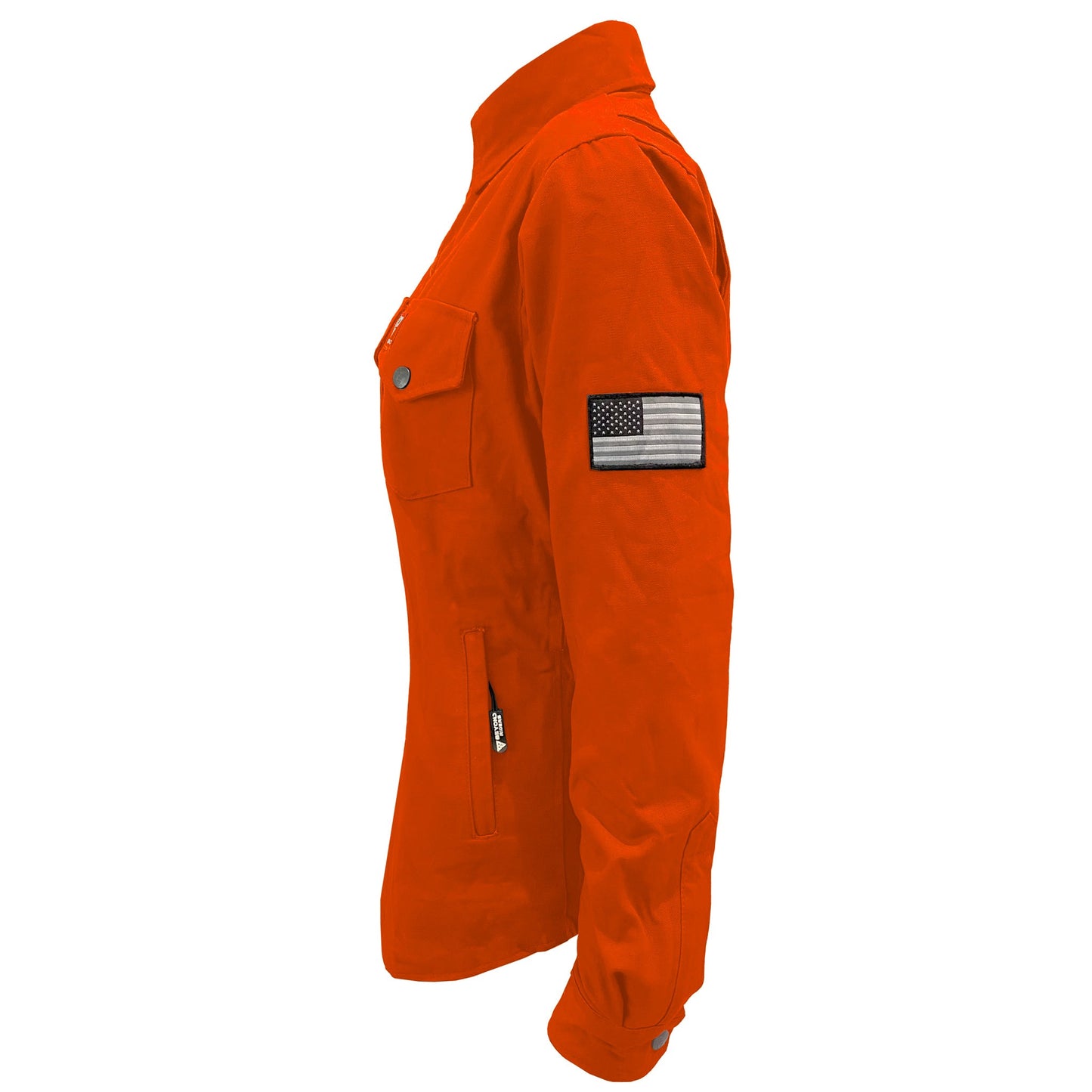 Protective Canvas Jacket for Women - Orange