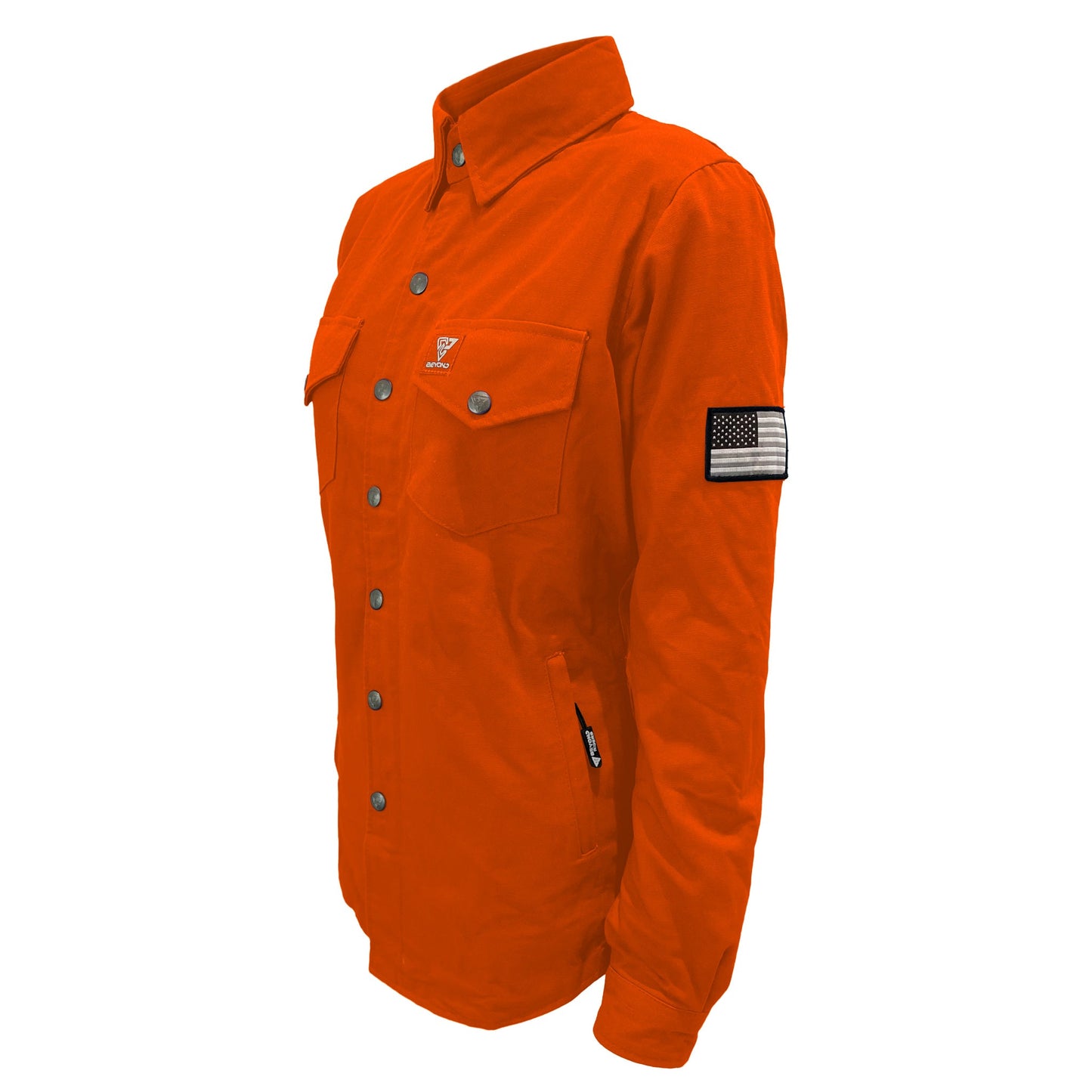 Protective Canvas Jacket for Women - Orange