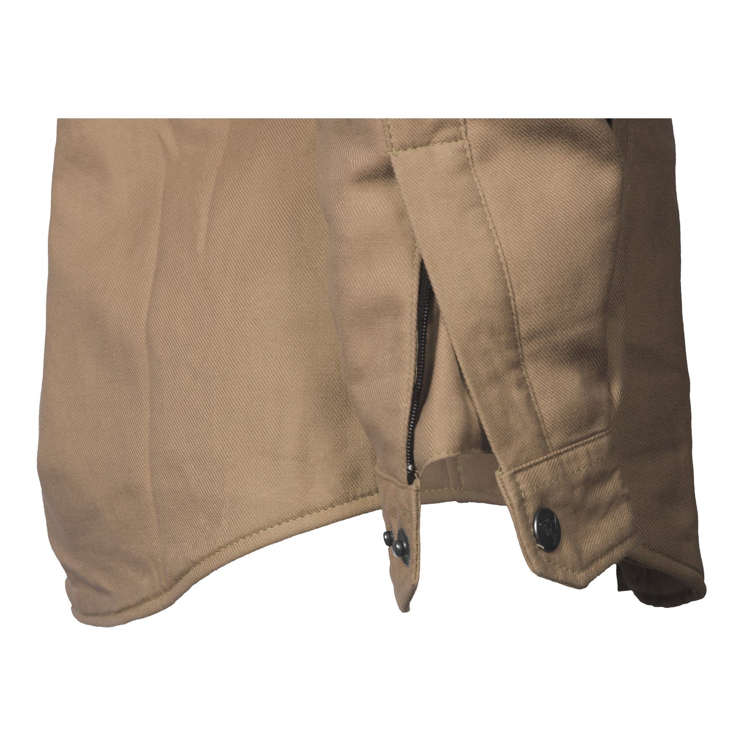 Protective Flannel Shirt for Women - Camel Solid