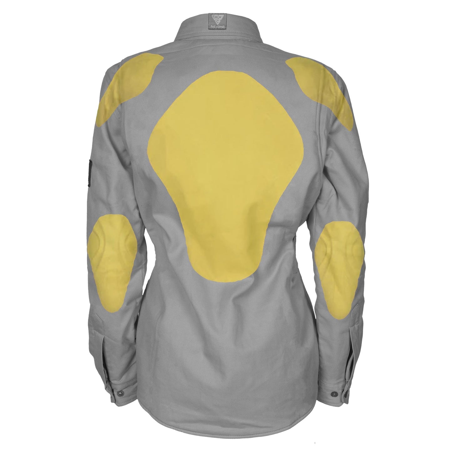Protective Flannel Shirt for Women - Grey Solid