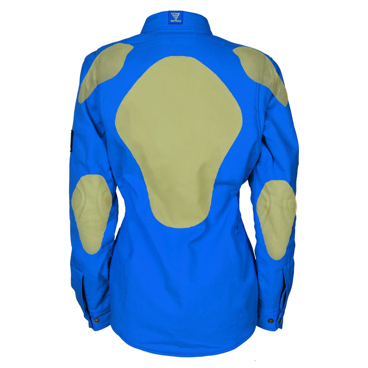 Protective Flannel Shirt for Women - Blue Solid