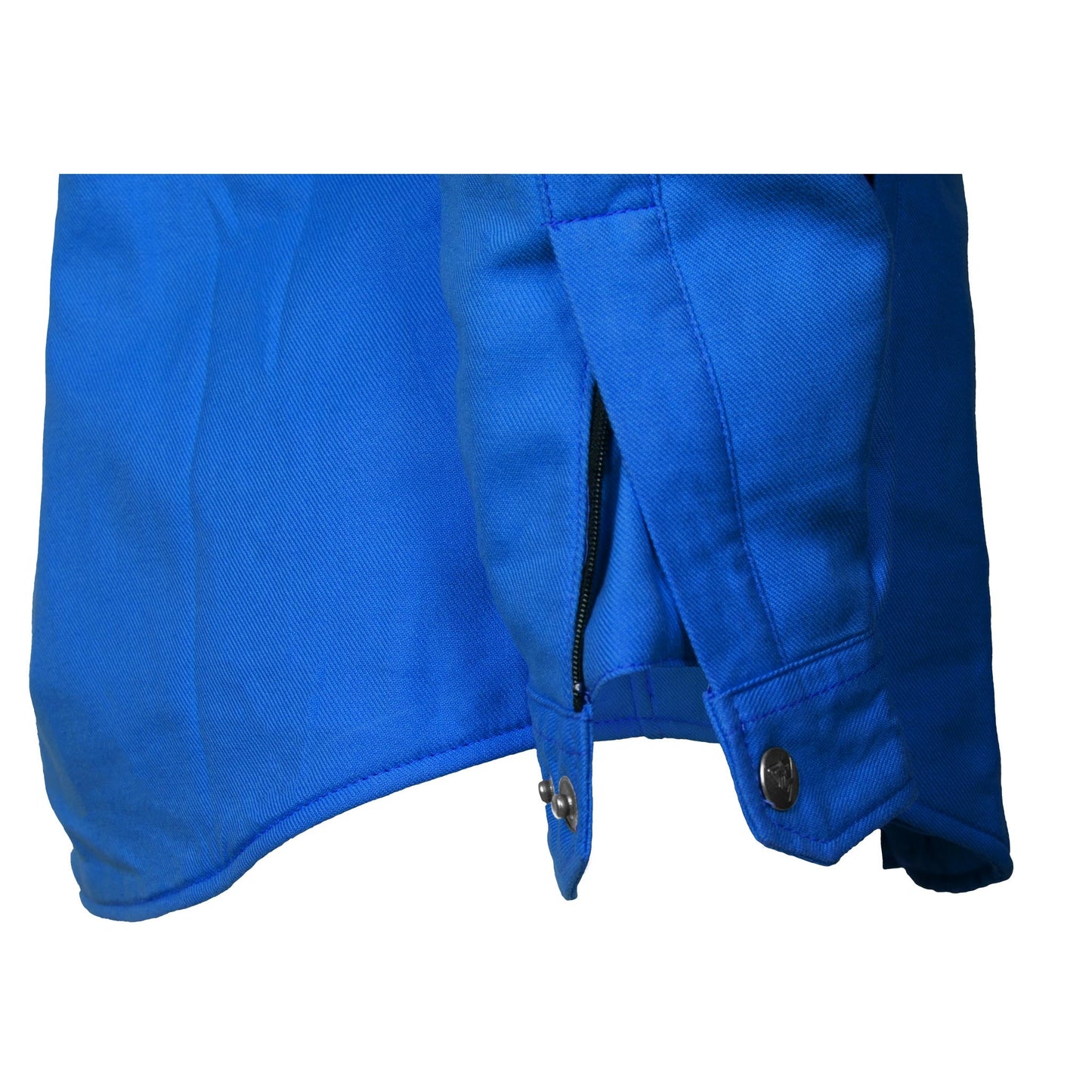 Protective Flannel Shirt for Women - Blue Solid
