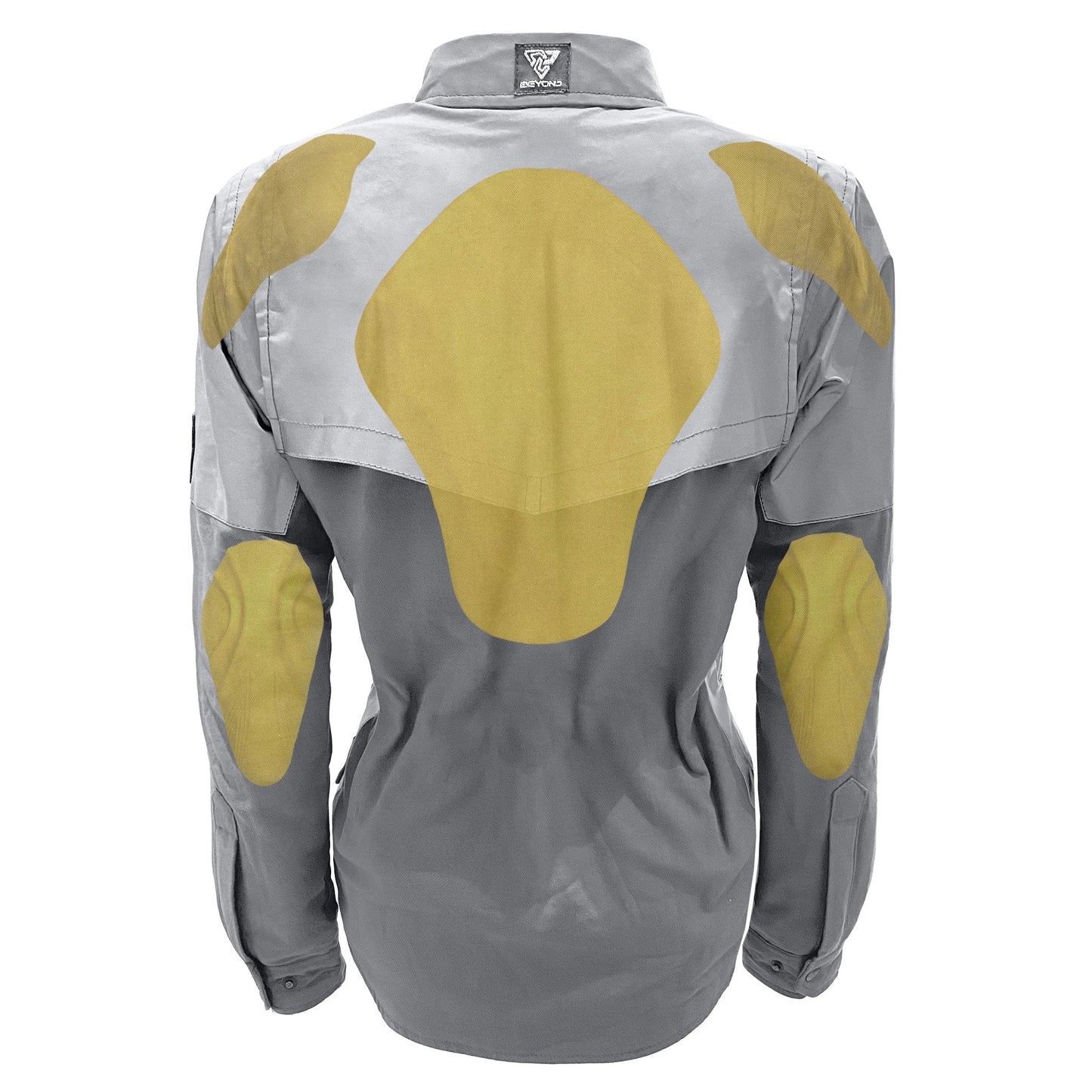 Flannel Reflective Shirt "Twilight Titanium" for Women - Grey with Pads