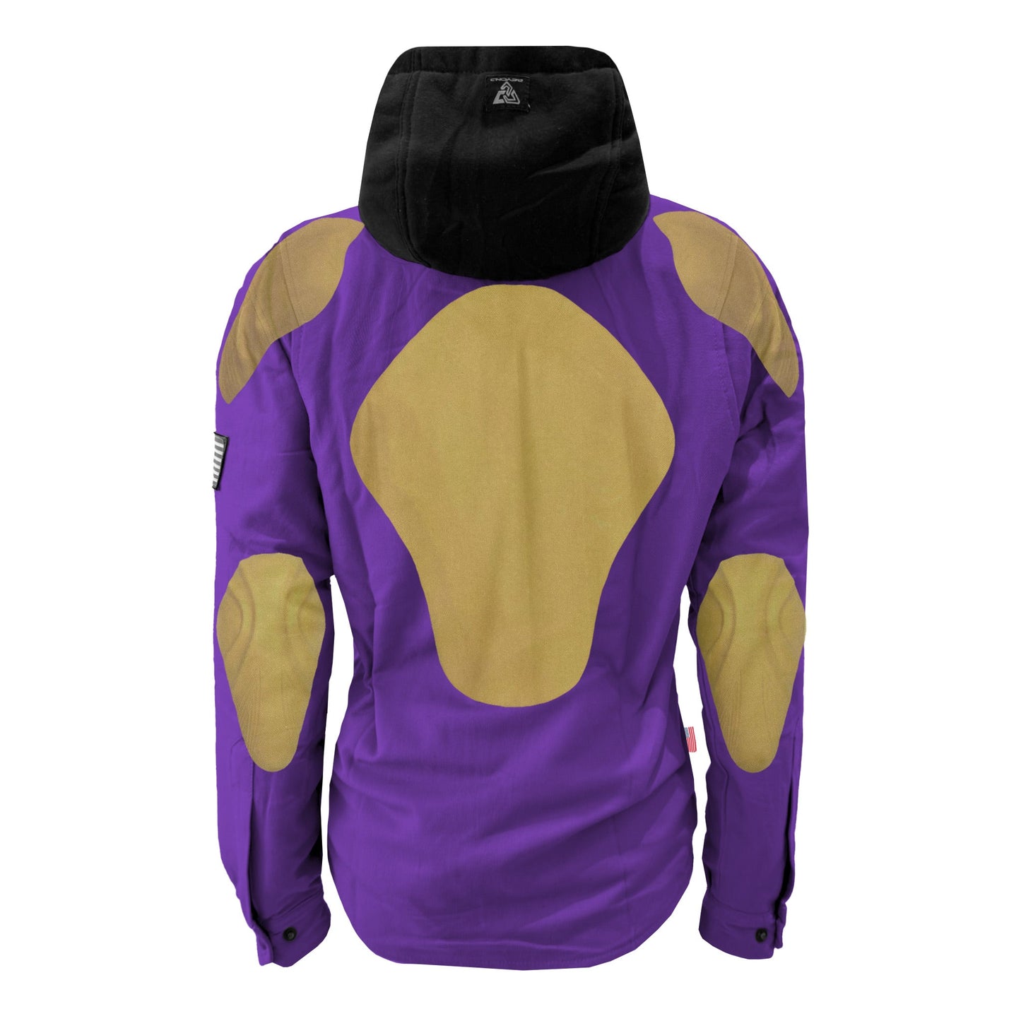 Protective Flannel Hoodie For Women - Purple Solid