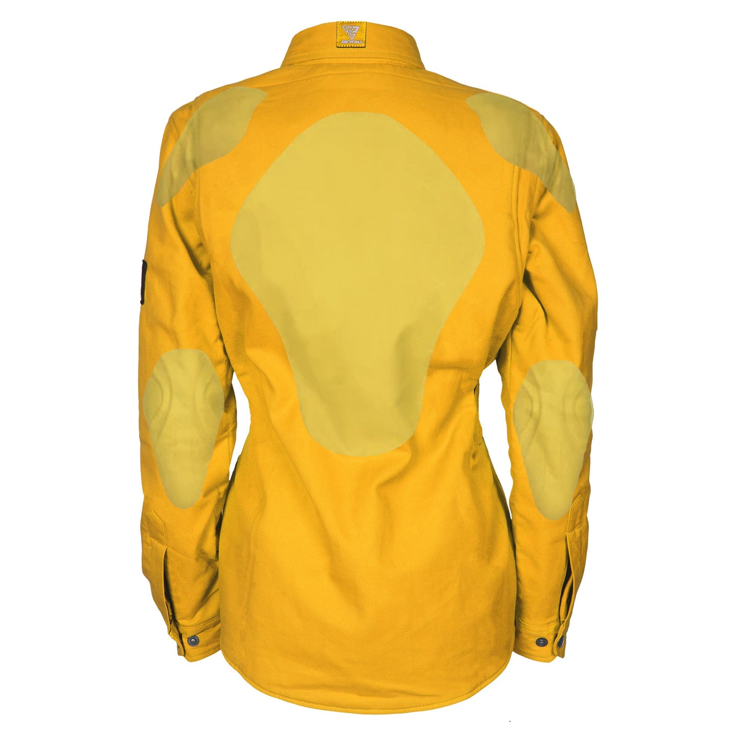 Protective Flannel Shirt for Women - Yellow Solid