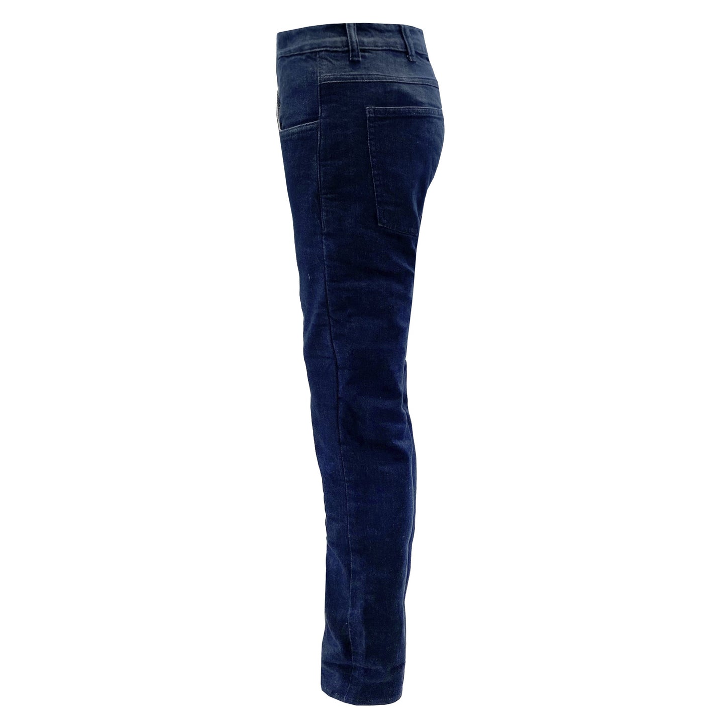 Straight Leg Protective Denim Pants (Jeans) for Women - Indigo Blue with Pads