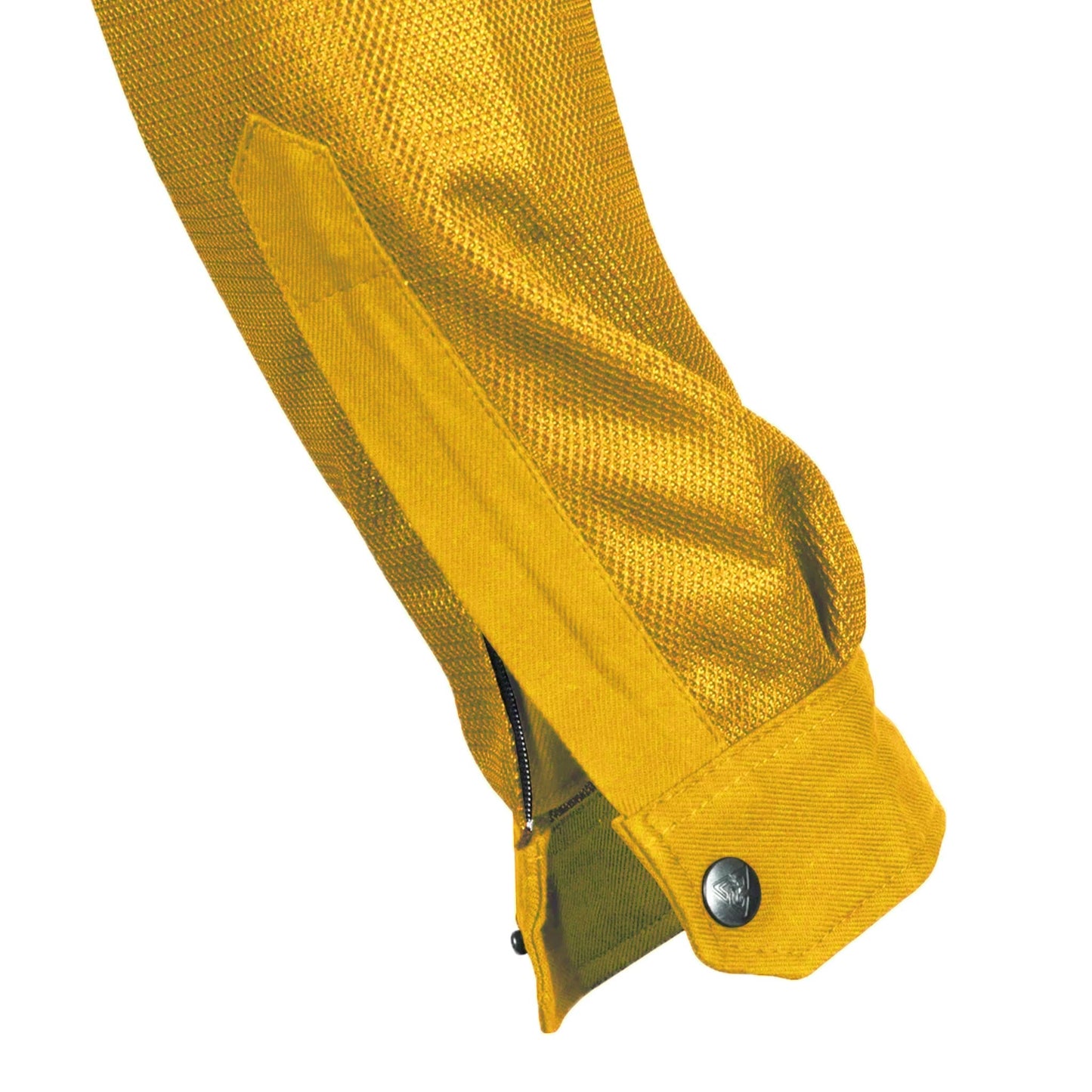 Protective Summer Mesh Shirt for Women - Yellow Solid