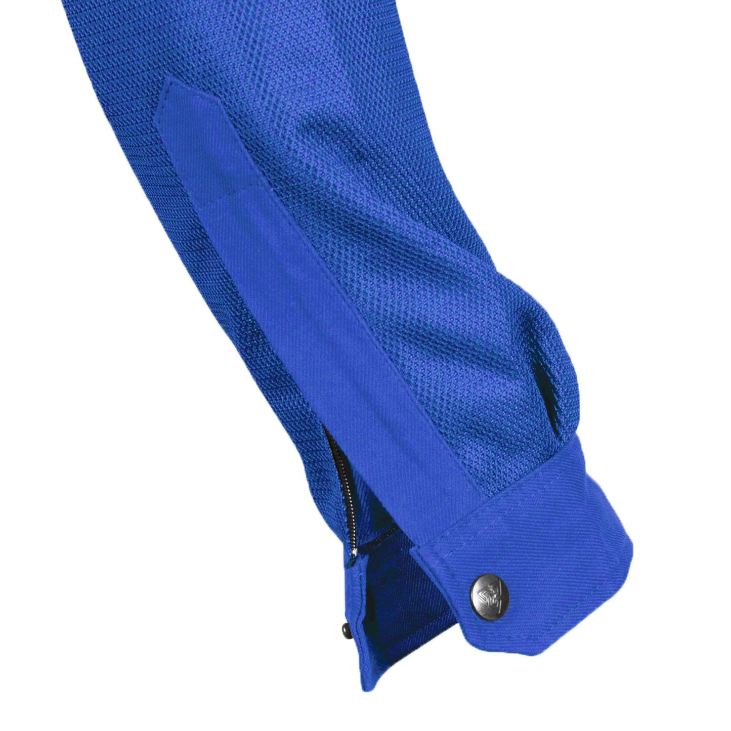 Protective Summer Mesh Shirt for Women - Blue Solid