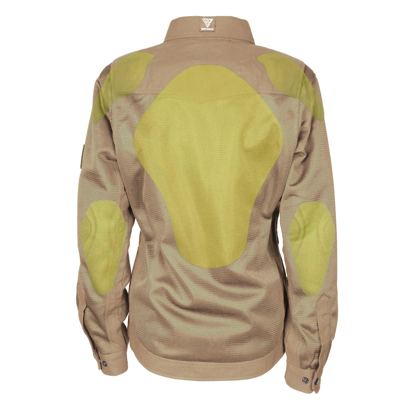 Protective Summer Mesh Shirt for Women - Camel Solid