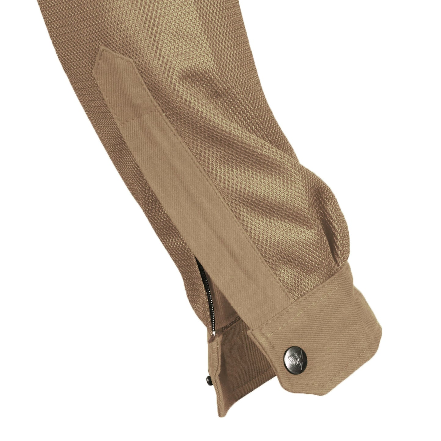Protective Summer Mesh Shirt for Women - Camel Solid