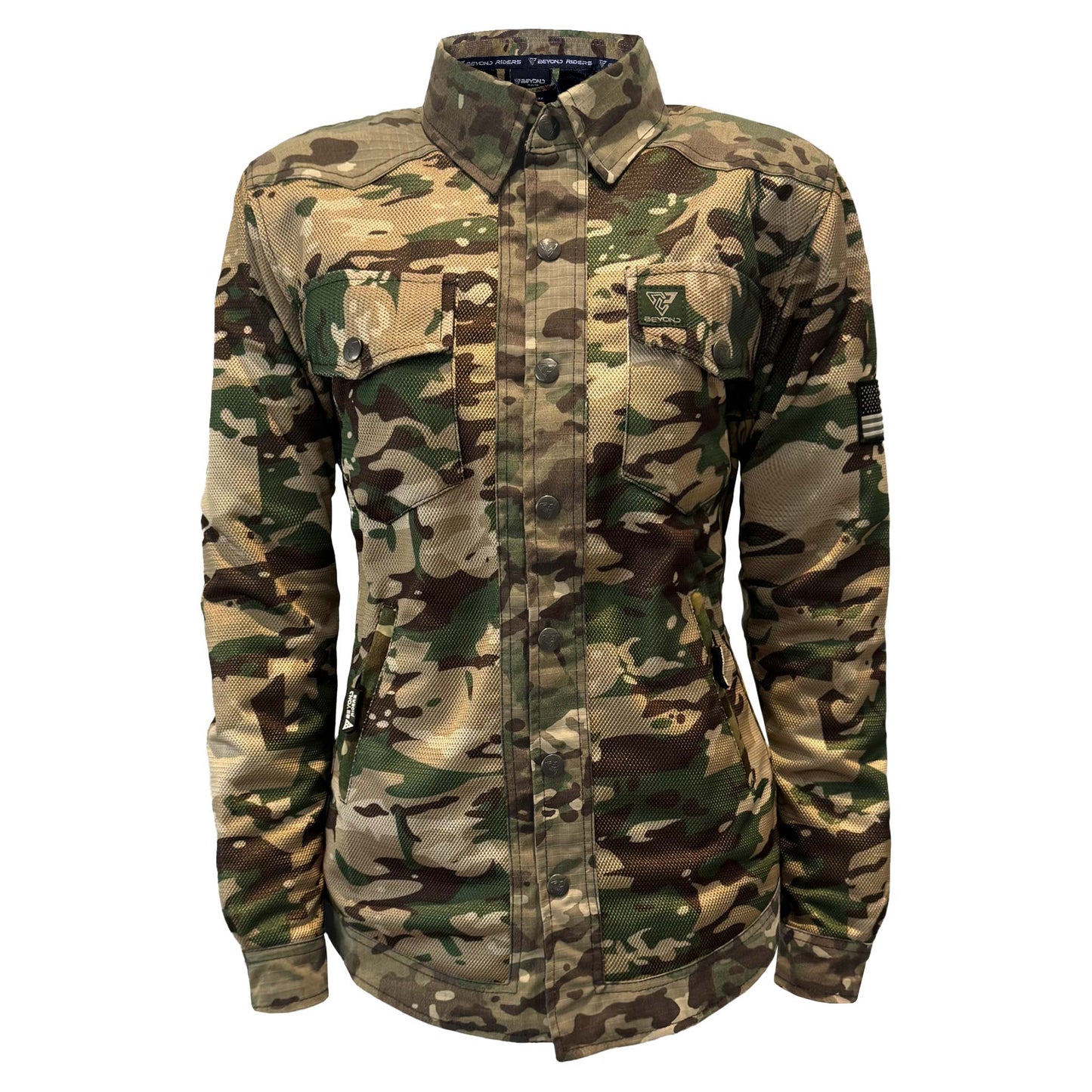 Summer Protective Camouflage Mesh Shirt "Delta Four" for Women