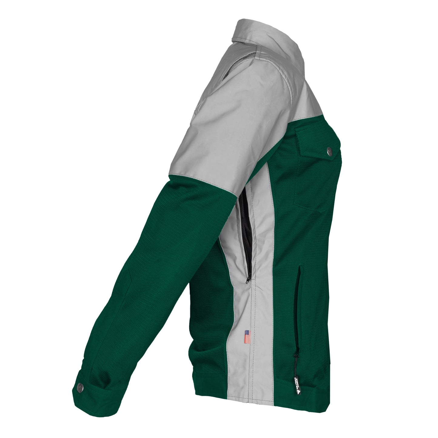 Summer Mesh Reflective Shirt Dark Green Eclipse for Women