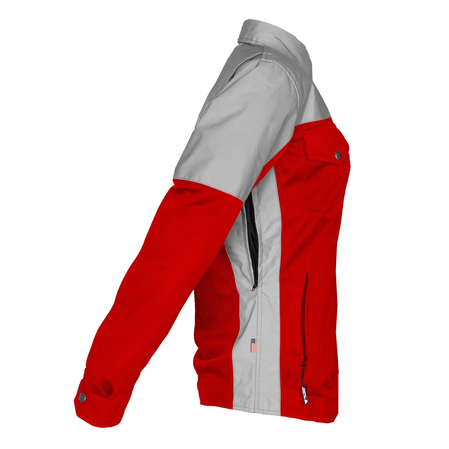 Summer Mesh Reflective Shirt Red Eclipse for Women