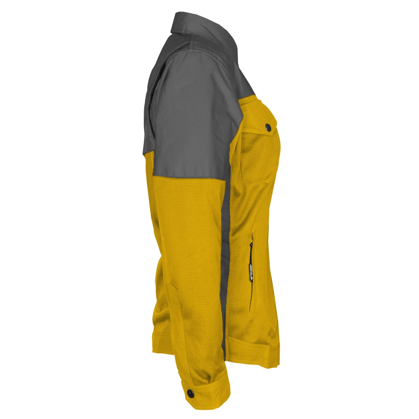 Summer Mesh Reflective Shirt Yellow Nebula for Women