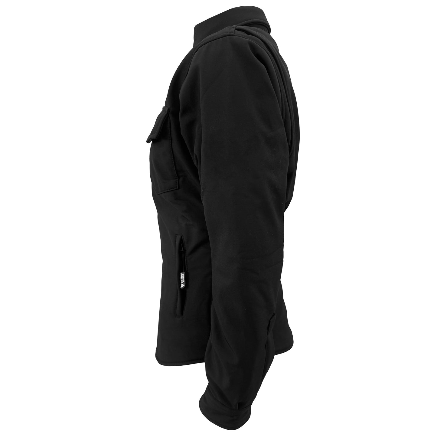 Protective SoftShell Winter Jacket for Women - Black Matte
