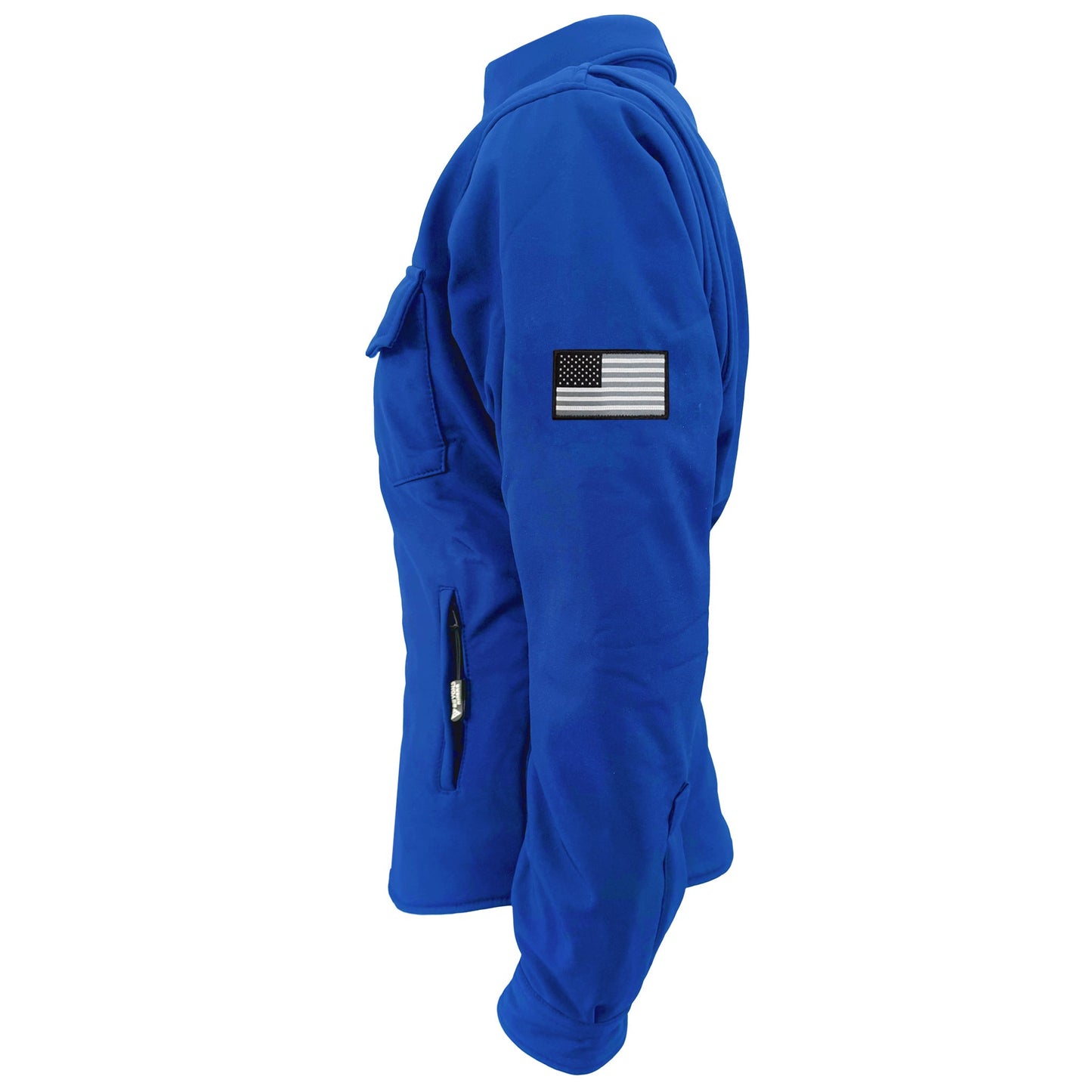 Protective SoftShell Winter Jacket for Women – Light Blue Matte