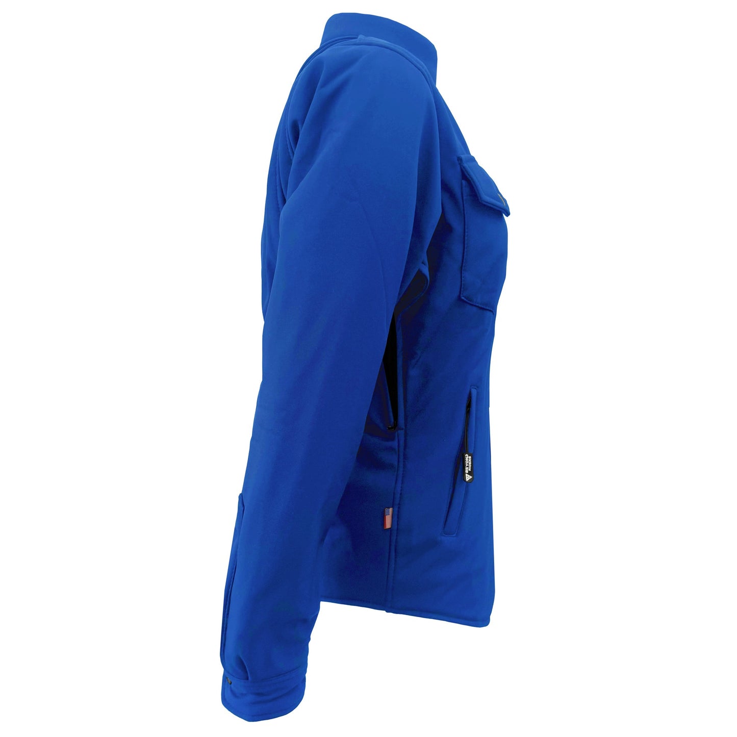 Protective SoftShell Winter Jacket for Women – Light Blue Matte