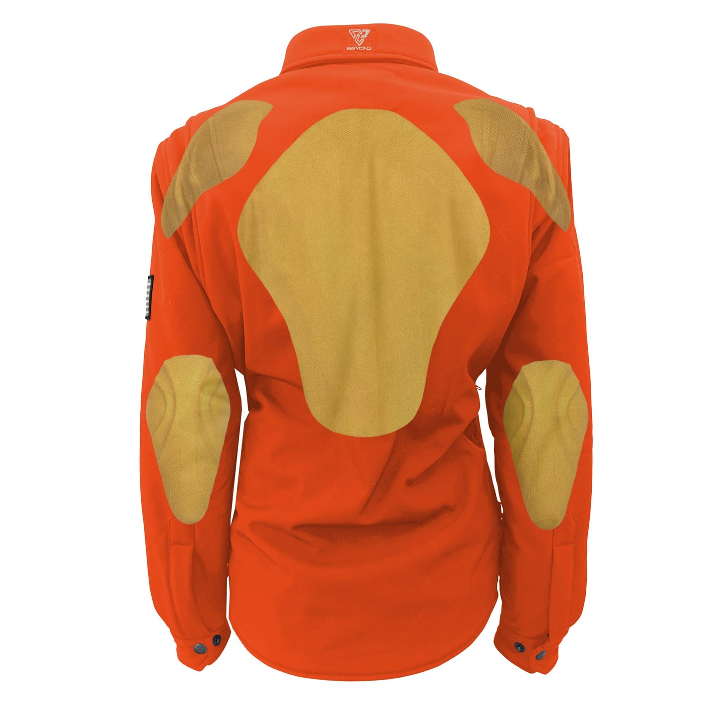Protective SoftShell Winter Jacket for Women – Orange Matte