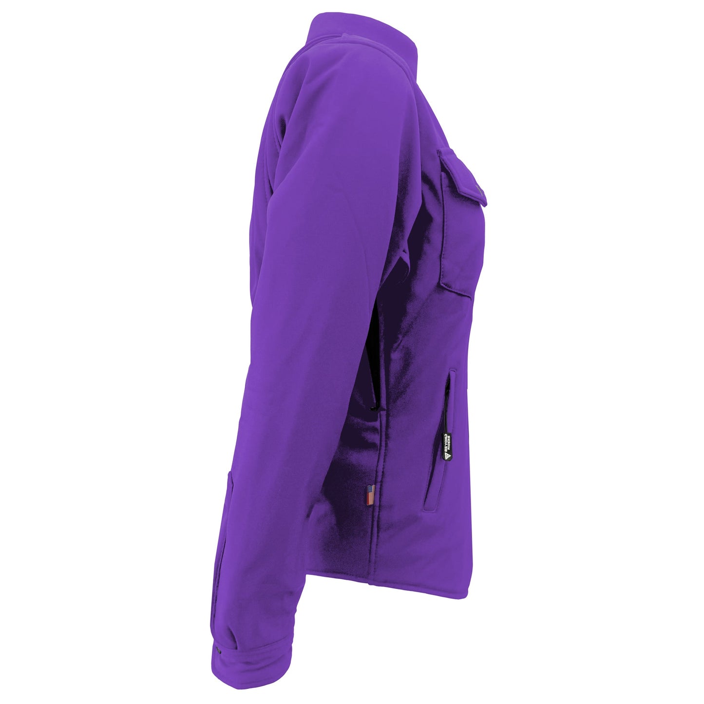 Protective SoftShell Winter Jacket for Women – Purple Matte
